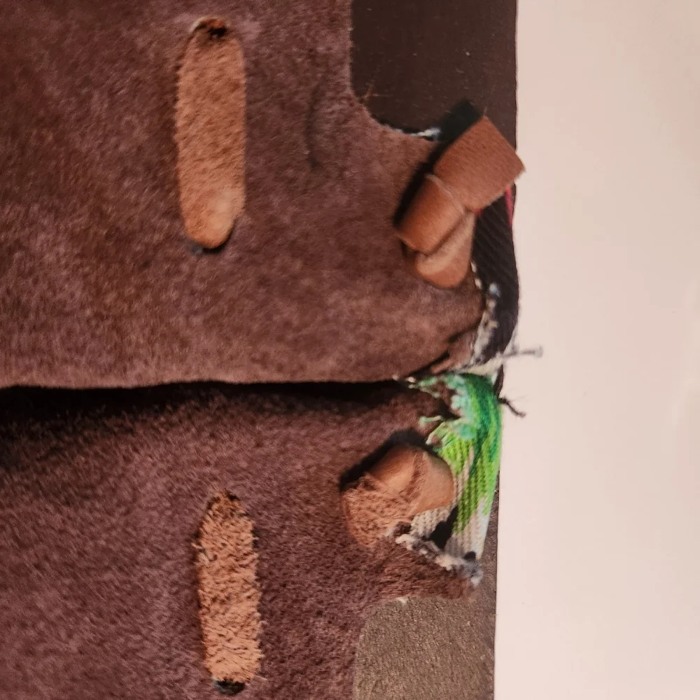 Cynthia Vincent Vibrant Patterned Clutch Handle Bag with Studs - Picture 10 of 12